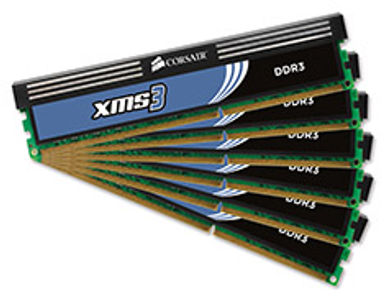 Corsair 12gb Hx3x12g1600c9 XMS3 — 12GB Triple Channel DDR3 Memory Kit