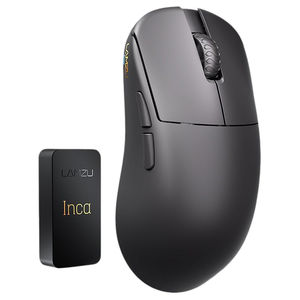 LAMZU Inca Black 8Kレシーバー付属 LAMZU INCA 8Kレシーバー付属 ワイヤレスゲーミングマウス Black