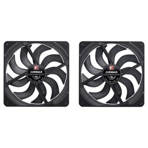 Buy Noctua NF-A14x25 G2 PWM Sx2 PP Chromax Fan Black [NF-A14X25-G2