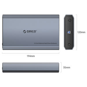 Buy Orico USB-C HDD Enclosure Grey [ORICO-DD35-C3-V1-AU-GY