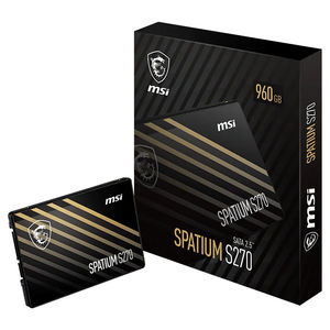 未開封｜MSI SPATIUM S270 960GB SATA2.5 SSD Buy MSI Spatium S270 SATA SSD 960GB [SPATIUM-S270-SATA-2.5-960G