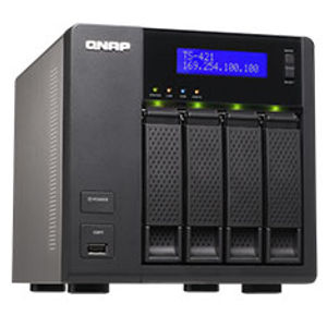 Buy QNAP TS-421 4-Bay Turbo NAS [TS-421] | PC Case Gear Australia