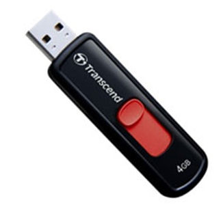 Buy Transcend JetFlash 500 4GB USB Drive [TS4GJF500] | PC Case Gear ...