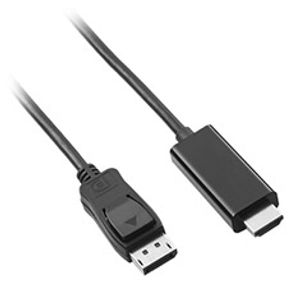 Preview of CableMod DisplayPort to HDMI 2.0 Cable M-M Black 2m