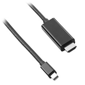 Preview of CableMod Mini DisplayPort to HDMI 2.0 Cable Black 2m