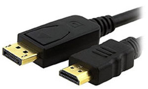 Preview of Astrotek DisplayPort to HDMI Cable M-M Black 2m