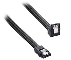 Preview of CableMod ModFlex Right Angle SATA 3 Cable 30cm Black