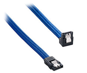 Preview of CableMod ModFlex Right Angle SATA 3 Cable 60cm Blue