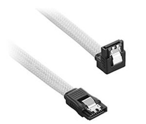 Preview of CableMod ModMesh Right Angle SATA 3 Cable 30cm White