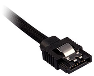 Preview of Corsair Premium Sleeved SATA Cable 30cm Black 2-Pack
