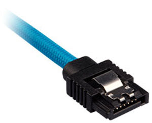 Preview of Corsair Premium Sleeved SATA Cable 60cm Blue 2-Pack