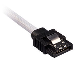 Preview of Corsair Premium Sleeved SATA Cable 60cm White 2-Pack