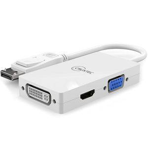 Preview of Cruxtec 3-In-1 DisplayPort to HDMI/DVI/VGA Adaptor