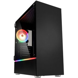 Preview of Kolink Bastion ARGB Tempered Glass Case Black
