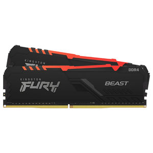 Preview of Kingston Fury Beast RGB 16GB (2x8GB) 3200MHz CL16 DDR4