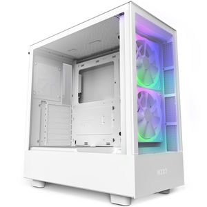 Preview of NZXT H5 Elite Edition RGB Mid Tower Case White