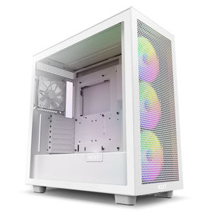 Preview of NZXT H7 Flow RGB Edition Mid Tower Case White