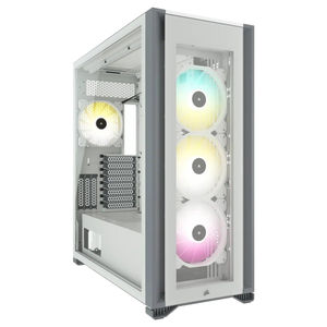 Preview of Corsair iCUE 7000X RGB Tempered Glass Full Tower Case White