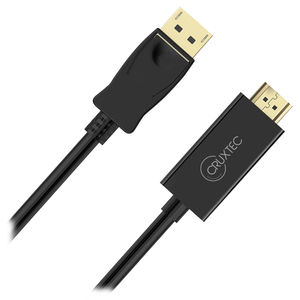Preview of Cruxtec DisplayPort to HDMI 2.0 Cable 2m