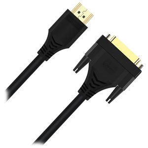 Preview of Cruxtec HDMI Male to DVI-D Male Reversible Cable 2m