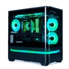 PCCG Radioactive Ryzen 7 9800X3D - RX 9070 XT 16GB - 32GB DDR5 Gaming PC Windows 11