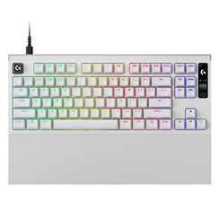 Logitech G Pro X Rapid 2 Wired Analog OLED Gaming Keyboard White