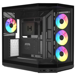 Hyte Y50 RGB ATX Panoramic Case Pitch Black