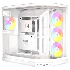 Hyte Y50 RGB ATX Panoramic Case Snow White