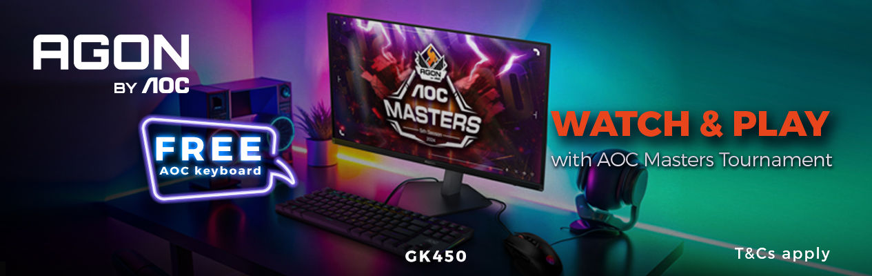 AOC Masters Free Keyboard Promo