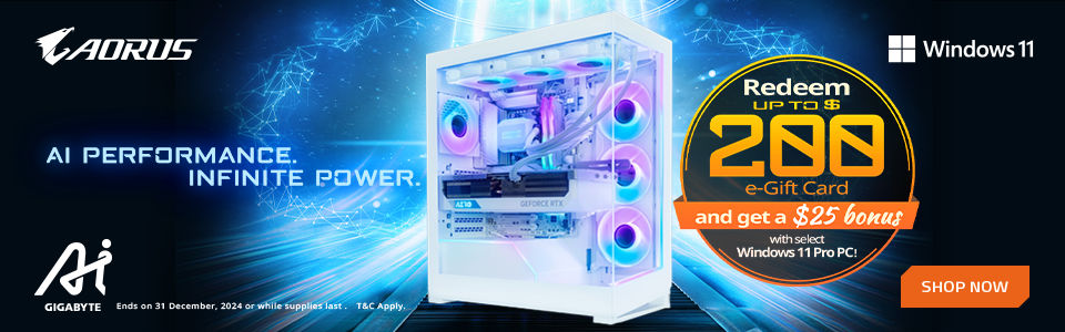 PCCG Gaming PCs Powered By GIGABYTE!