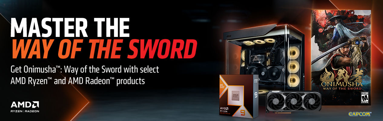 AMD Game Bundle with Onimusha: Way Of The Sword