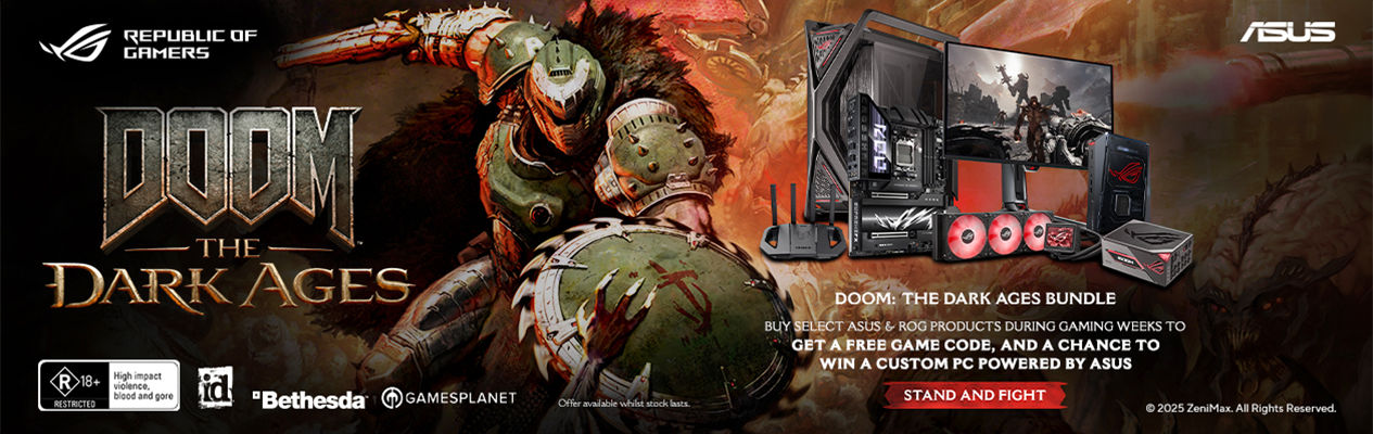 ASUS Gaming Weeks With Doom: The Dark Ages Bundle Offer