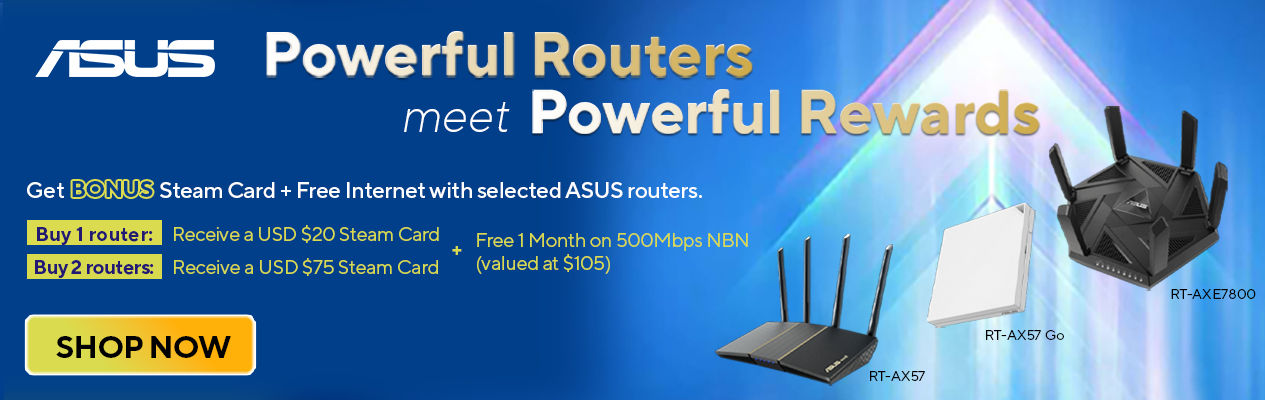 Powerful Routers Meet Powerful Rewards | PC Case Gear