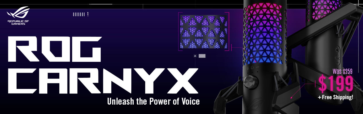 ASUS ROG Carnyx Microphone Now $199 + Free shipping!