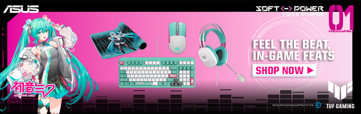 Asus Miku Feel The Beat In-Game Feats