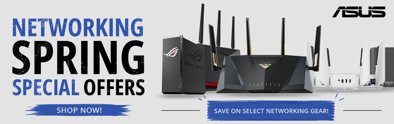 Asus Networking Devices Spring Special Offers!