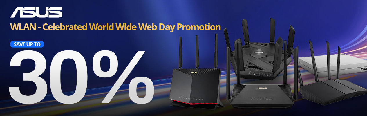 Asus WLAN - Celebrated World Wide Web Day Promotion In Stock