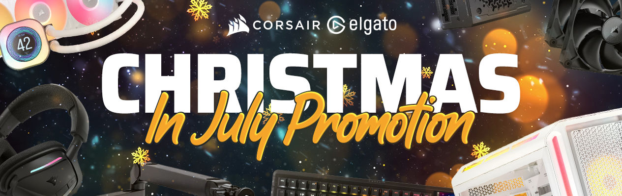 Corsair and Elgato Christmas in July Promotion