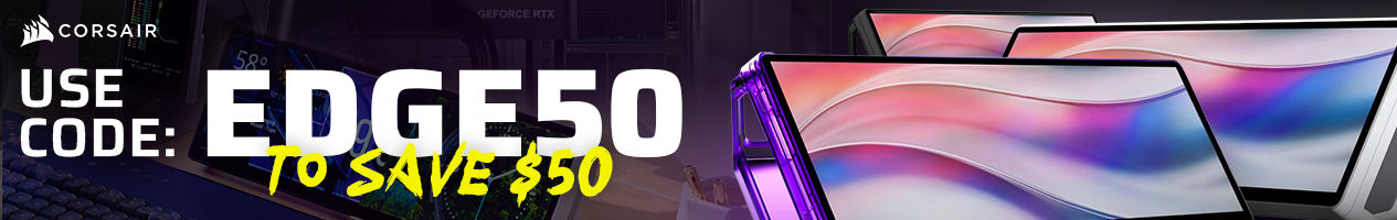 $50 Off Corsair Xeneon Edge - USE CODE: EDGE50