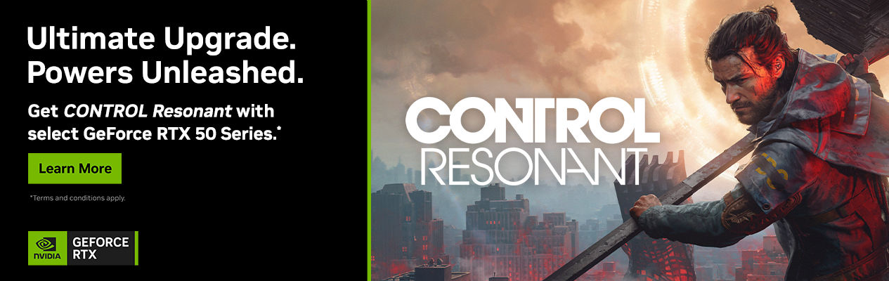GeForce RTX 50 Series: CONTROL Resonant
