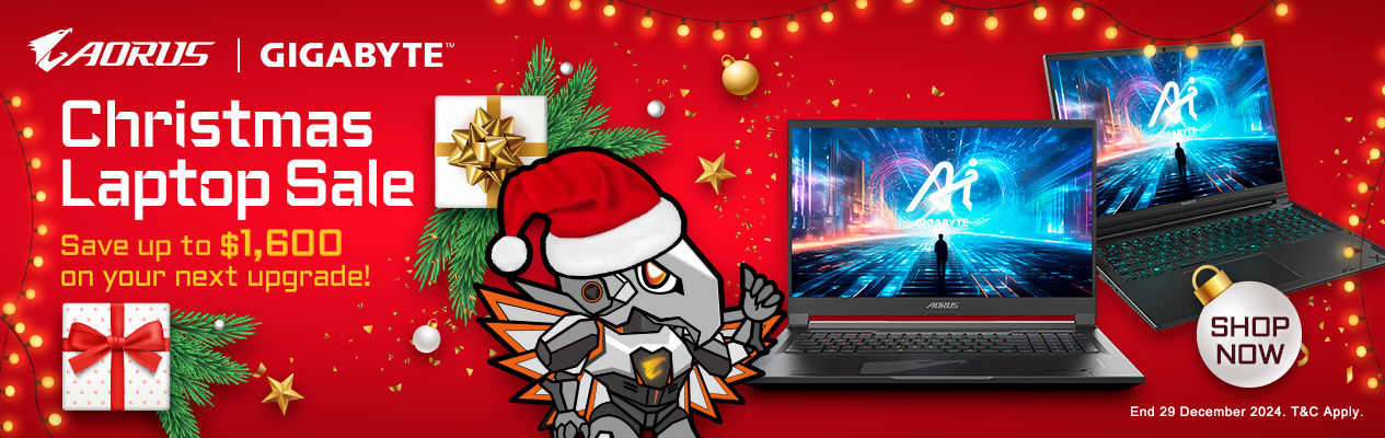 Gigabyte Christmas Laptop Sale