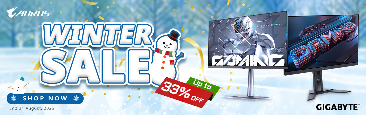 Gigabyte Monitor Winter Sale