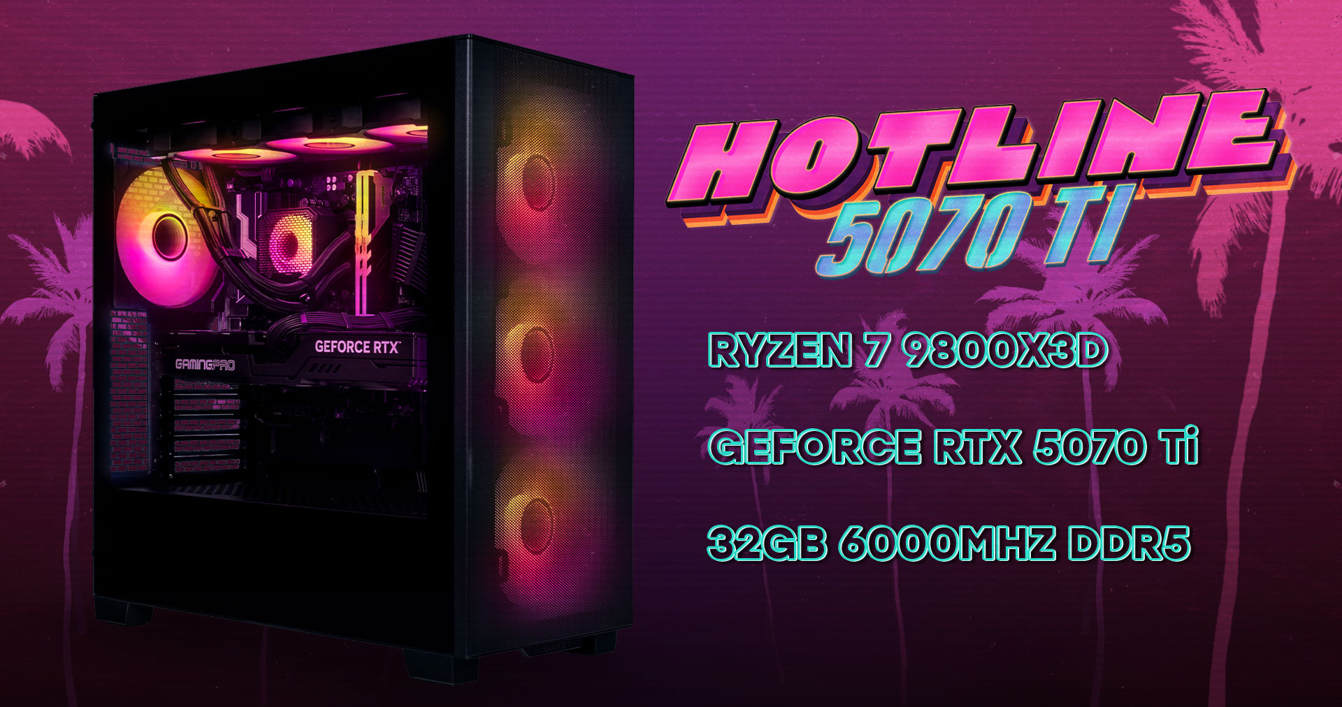PCCG Hotline 5070 Ti Gaming PC