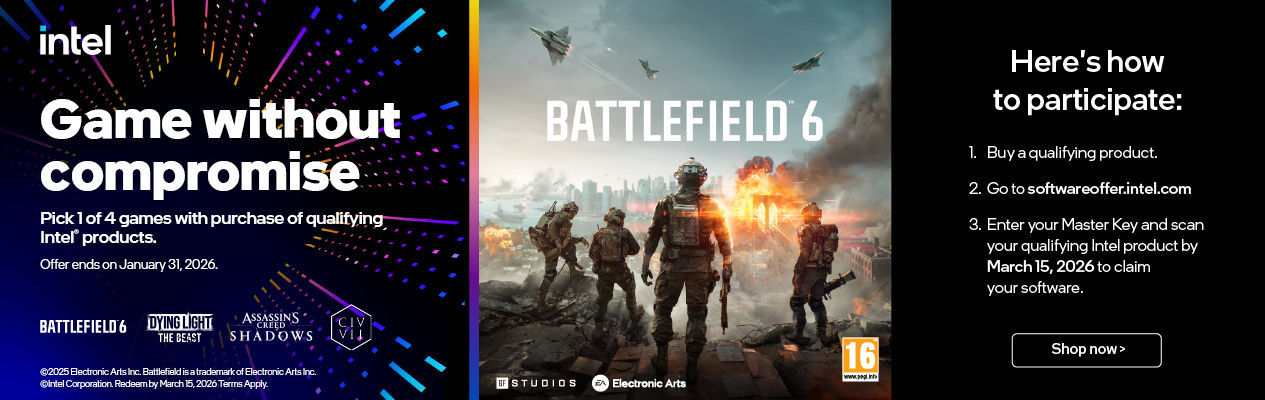 Intel Holiday Bundle : Game Offer