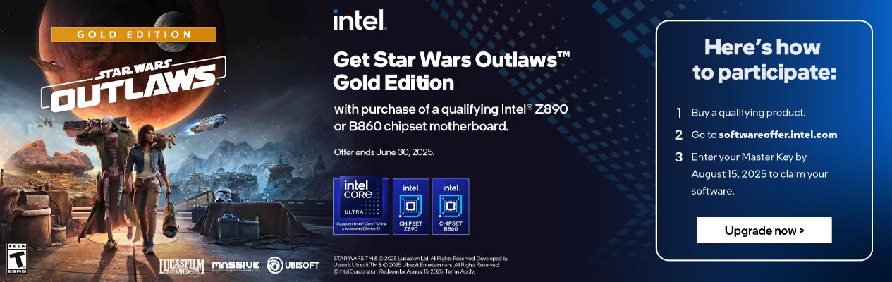 Intel Motherboard Promotion - Star Wars Outlaws