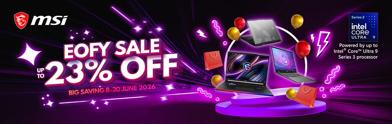 MSI Laptops EOFY Sale