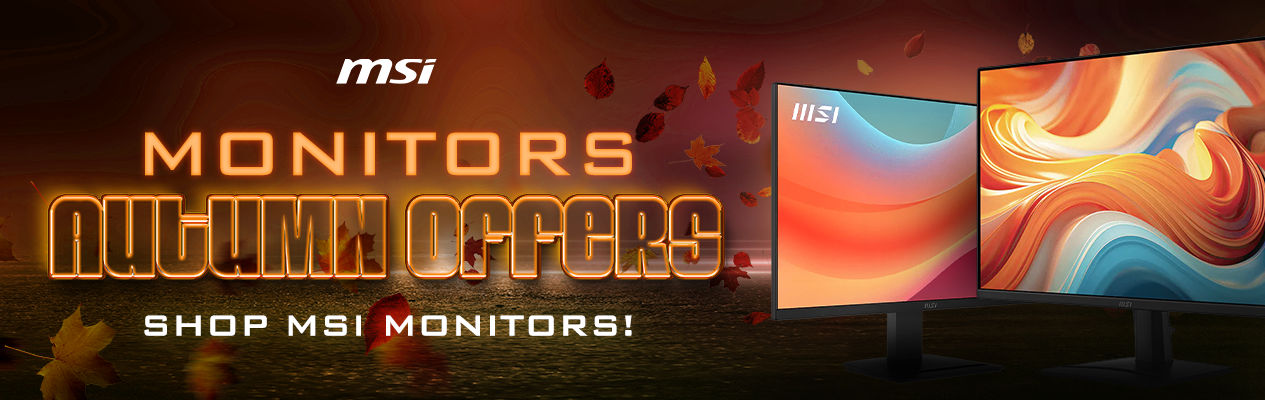 MSI Monitors Autumn Offers
