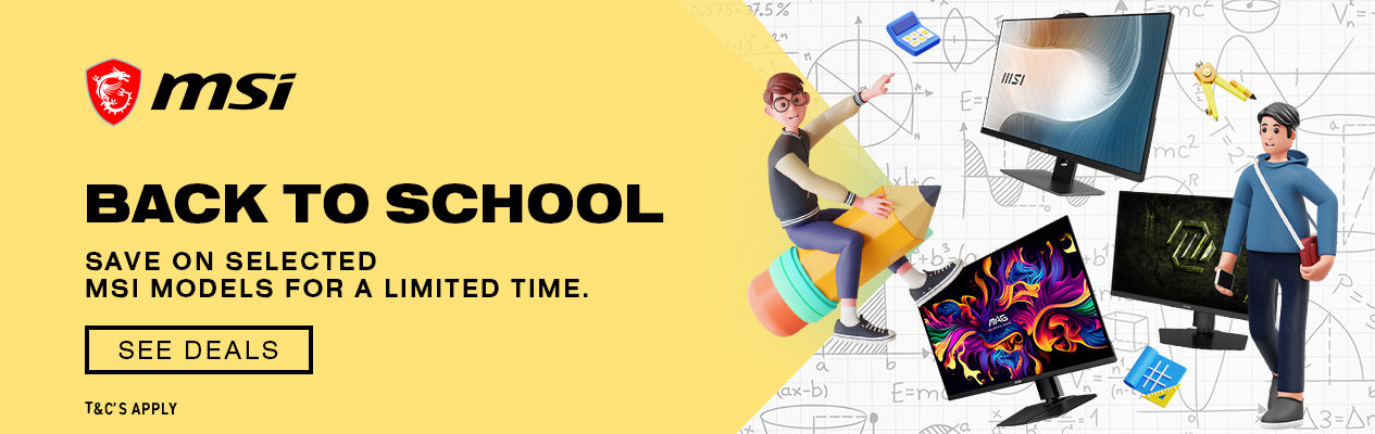 MSI Monitors Back to School Sale