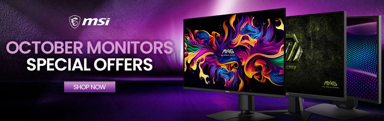 MSI Monitors October Special Offers!
