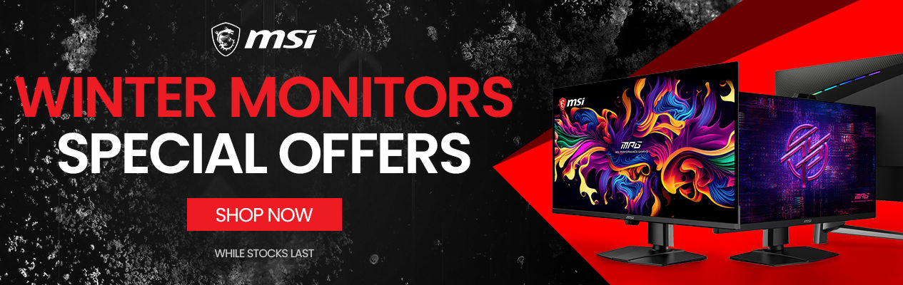 MSI Monitors Winter Special Offers!